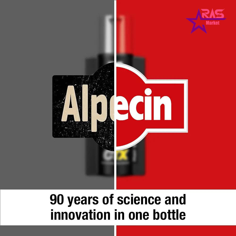 شامپو انرژی دهنده و تقویت کننده کافئین آلپسین Alpecin-خرید اینترنتی شامپو آلپسین