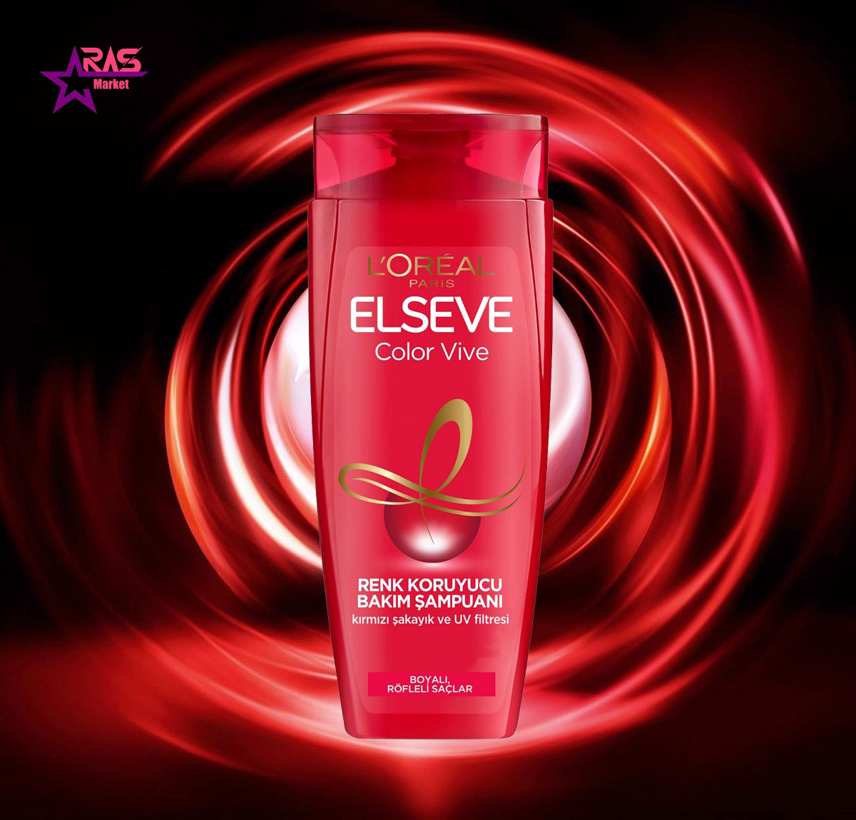 شامپو لورآل سری ELSEVE مدل Color Vive مخصوص موهای رنگ شده ۴۵۰ میلی لیتر ، خرید اینترنتی محصولات شوینده و بهداشتی ، استحمام