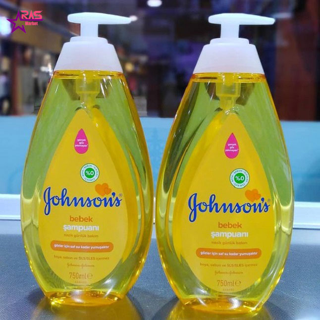 شامپو بچه جانسون 750 میلی لیتر ، فروشگاه اینترنتی ارس مارکت ، محصولات کودک ، johnsons shampoo