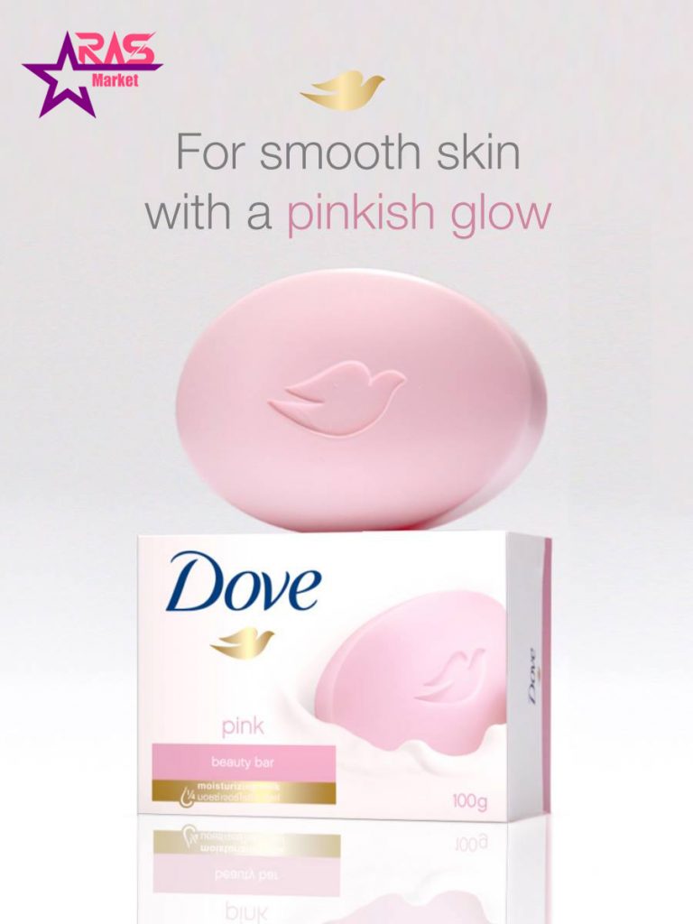 صابون داو مدل pink با رایحه گل رز 100 گرم ، خرید اینترنتی محصولات شوینده و بهداشتی ، ارس مارکت