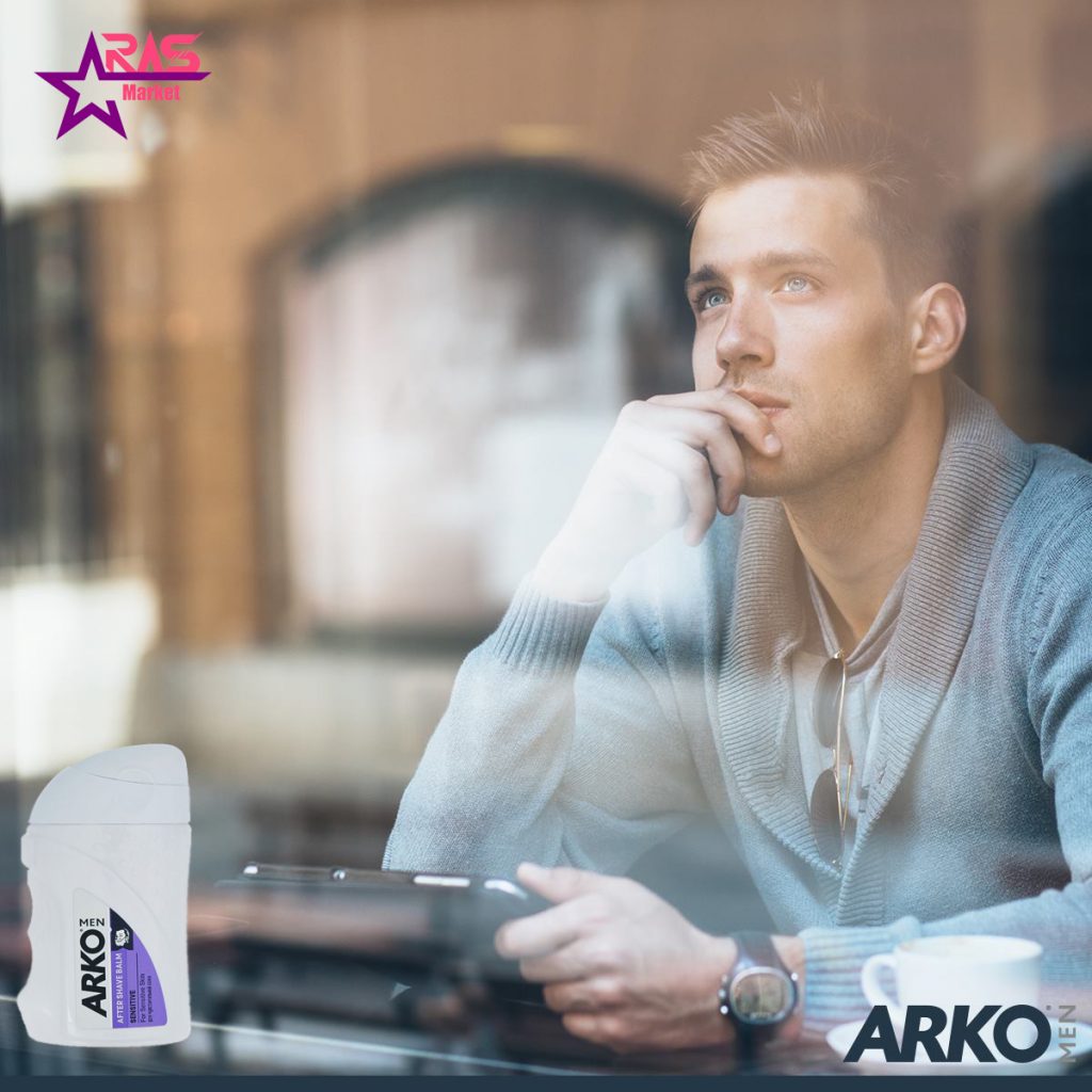 بالم افتر شیو آرکو مدل Sensitive حجم 150 میلی لیتر ، خرید اینترنتی محصولات شوینده و بهداشتی ، بهداشت آقایان ، arko men after shave