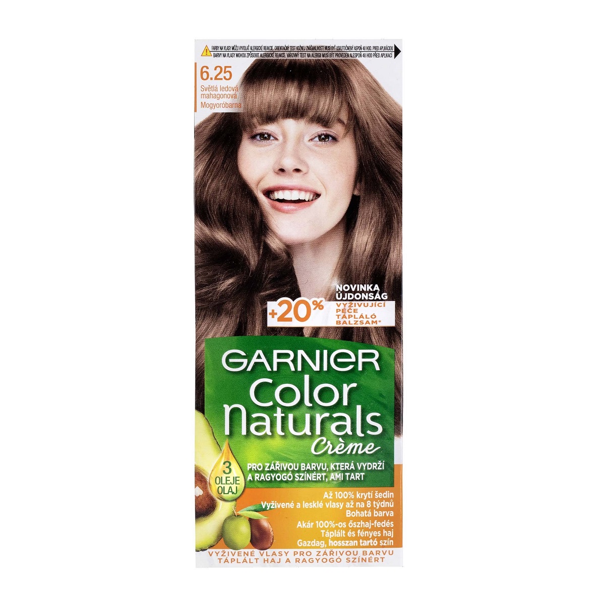 کیت رنگ مو گارنیر سری Color Naturals شماره 6.25