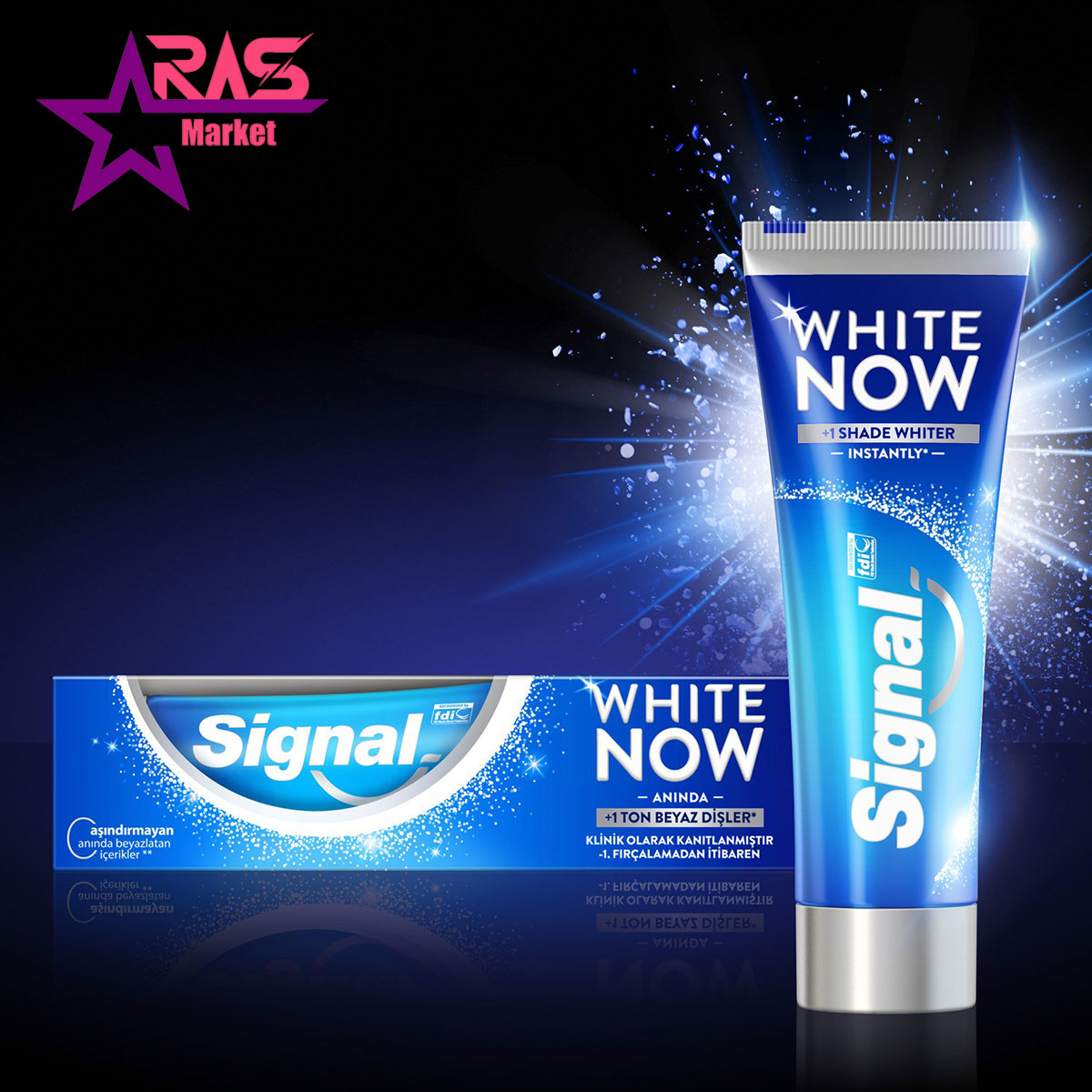 خمیر دندان سیگنال مدل White Now سفید کننده فوری 75 میلی لیتر ، خرید اینترنتی محصولات شوینده و بهداشتی