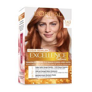 کیت رنگ مو لورآل سری Excellence Intense شماره 7.43