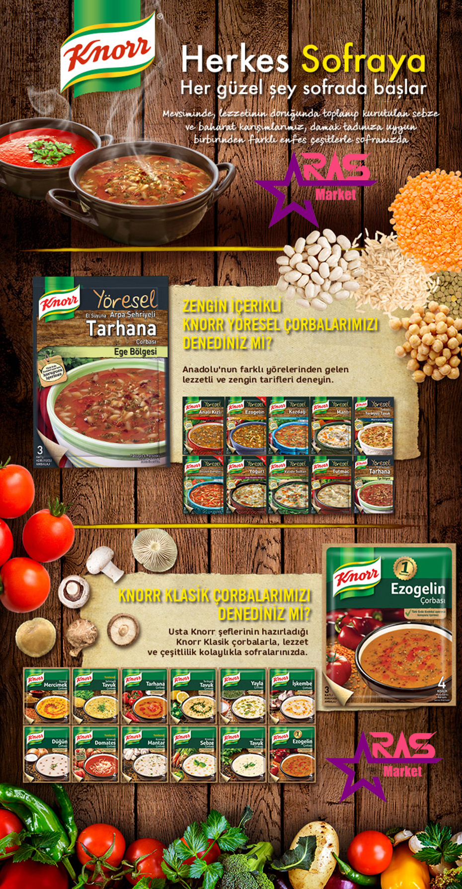 سوپ قارچ خامه ای کنور 63 گرم ، خرید اینترنتی محصولات غذایی ، سوپ قارچ و خامه کنور ، knorr