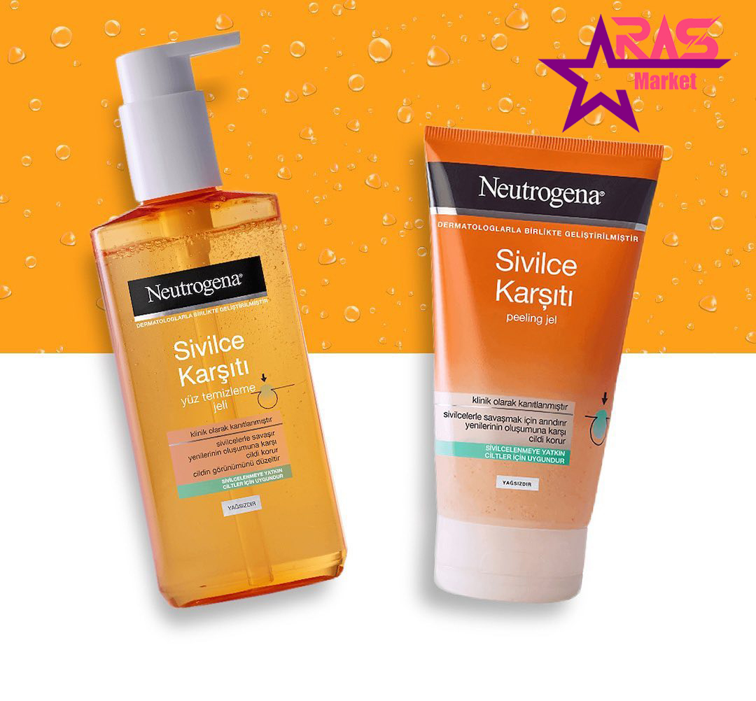 ژل اسکراب نوتروژینا مدل Sivilce Karşıtı ضد جوش مناسب پوست های مستعد آکنه 150 میلی لیتر ، فروشگاه آنلاین ارس مارکت