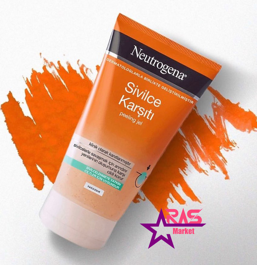 ژل اسکراب نوتروژینا مدل Sivilce Karşıtı ضد جوش مناسب پوست های مستعد آکنه 150 میلی لیتر ، ژل ضد آکنه و لایه بردار نوتروژینا