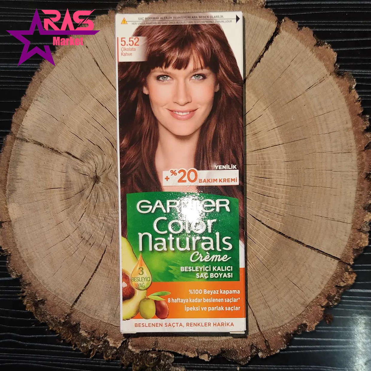 کیت رنگ مو گارنیر سری Color Naturals شماره 5.52 ، خرید اینترنتی محصولات شوینده و بهداشتی ، ارس مارکت