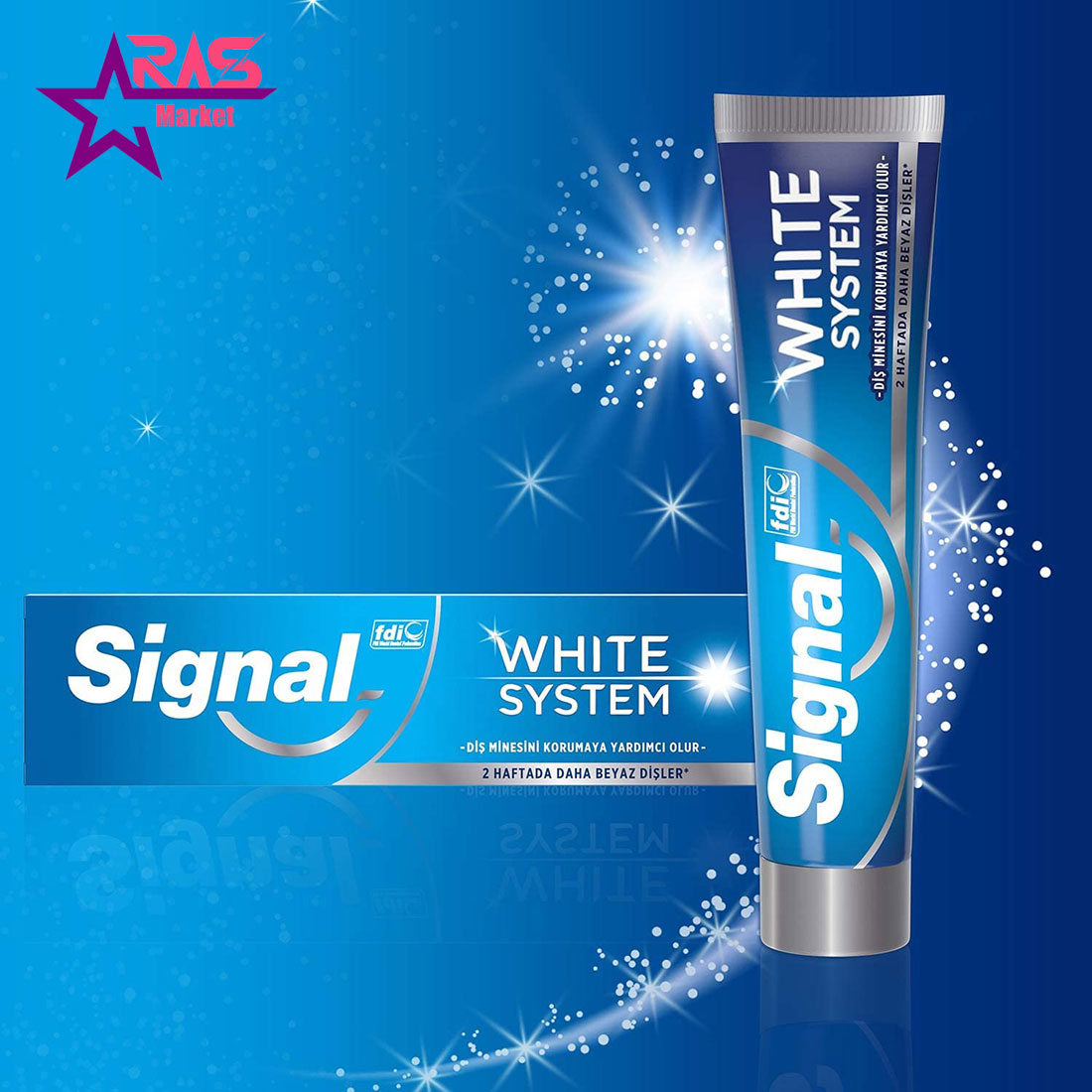 خمیر دندان سیگنال مدل White System سفید کننده و درخشان کننده 75 میلی لیتر ، خرید اینترنتی محصولات شوینده و بهداشتی