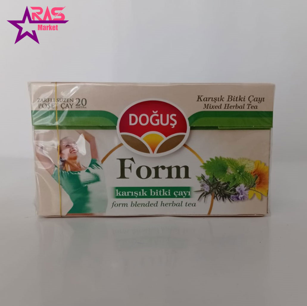 چای لاغری دوغوش حاوی عصاره گیاهان دارویی بسته 20 عددی ، چای و دمنوش چند گیاه دوغوش