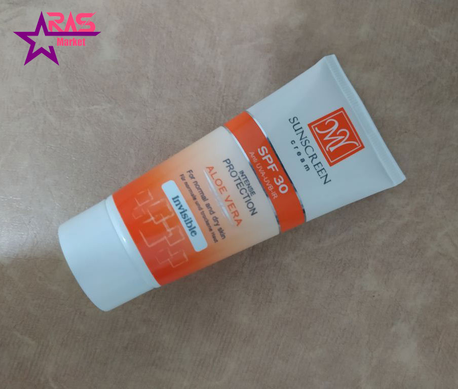 کرم ضد آفتاب مای SPF30 بی رنگ مناسب پوست های نرمال و خشک 50 میلی لیتر ، ضدافتاب بی رنگ مای پوست نرمال تا خشک