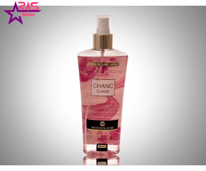بادی اسپلش وودلایک مدل Chanc chane زنانه 250 میلی لیتر ، بادی اسپلش زنانه وودلایک