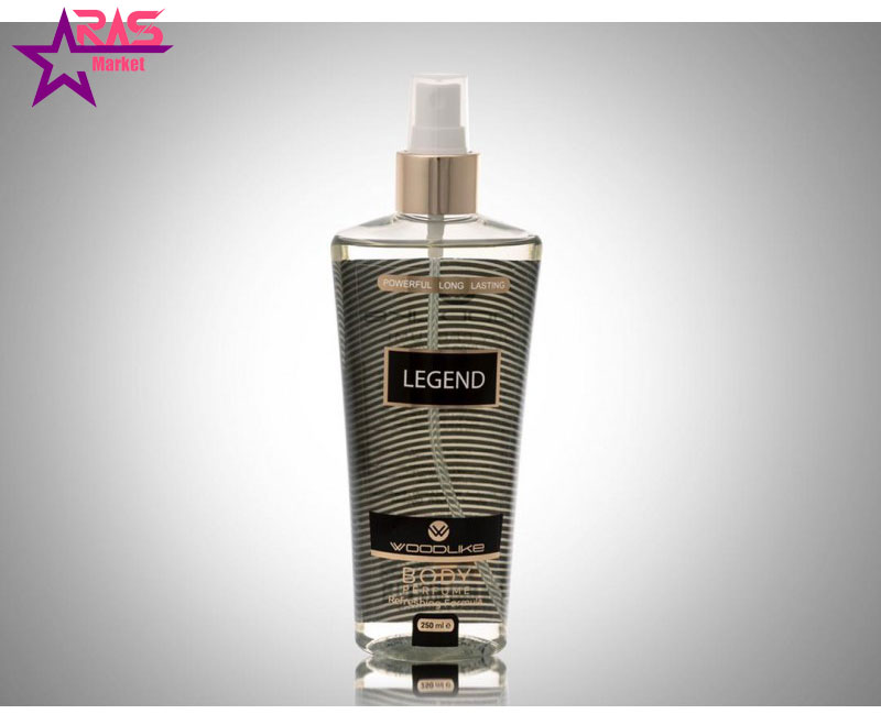 بادی اسپلش وودلایک مدل Legend مردانه 250 میلی لیتر ، بادی اسپلش مردانه وودلایک