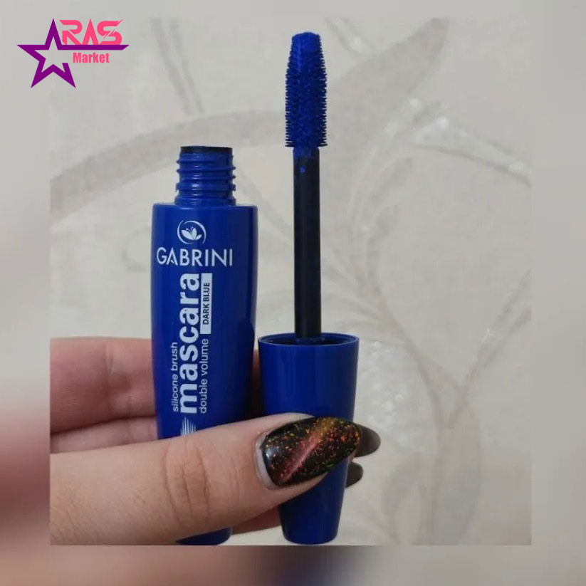 ریمل گابرینی مدل Double Volume Dark Blue حجم دهنده آبی رنگ ، خرید اینترنتی محصولات آرایشی