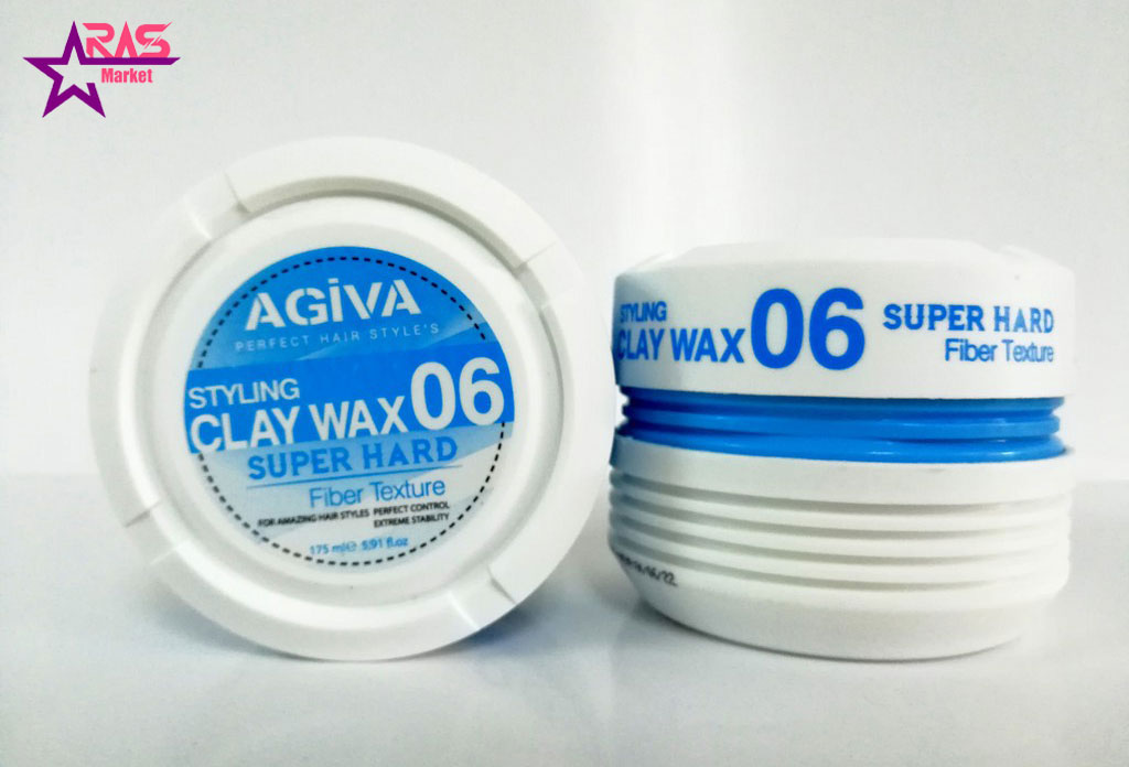 واکس مو سفید آگیوا AGiVA شماره 06 مدل Styling Clay Wax-واکس مو سفید اگیوا