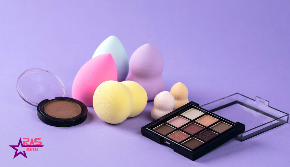 پد آرایشی مدل تخم مرغی و اشکی سه تایی فشیون FASHION- پد آرایشی فشن-پد تخم مرغی فشن