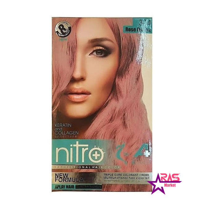 خرید اینترنتی کیت رنگ مو و ابرو شماره 304 نیترو پلاس