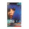 کیت رنگ مو و ابرو نیترو پلاس شماره 308 رنگ آبی کاربنی 100 میلی لیتر