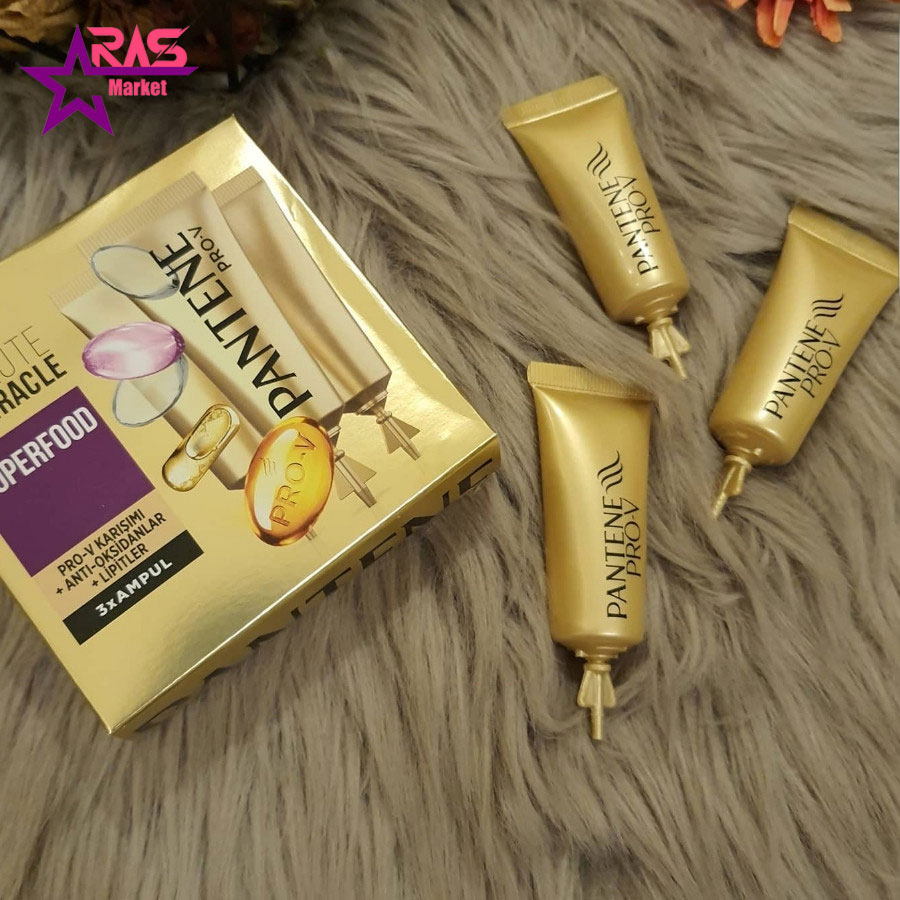 خرید اینترنتی آمپول مغذی و تقویت کننده مو یک دقیقه ای پنتن