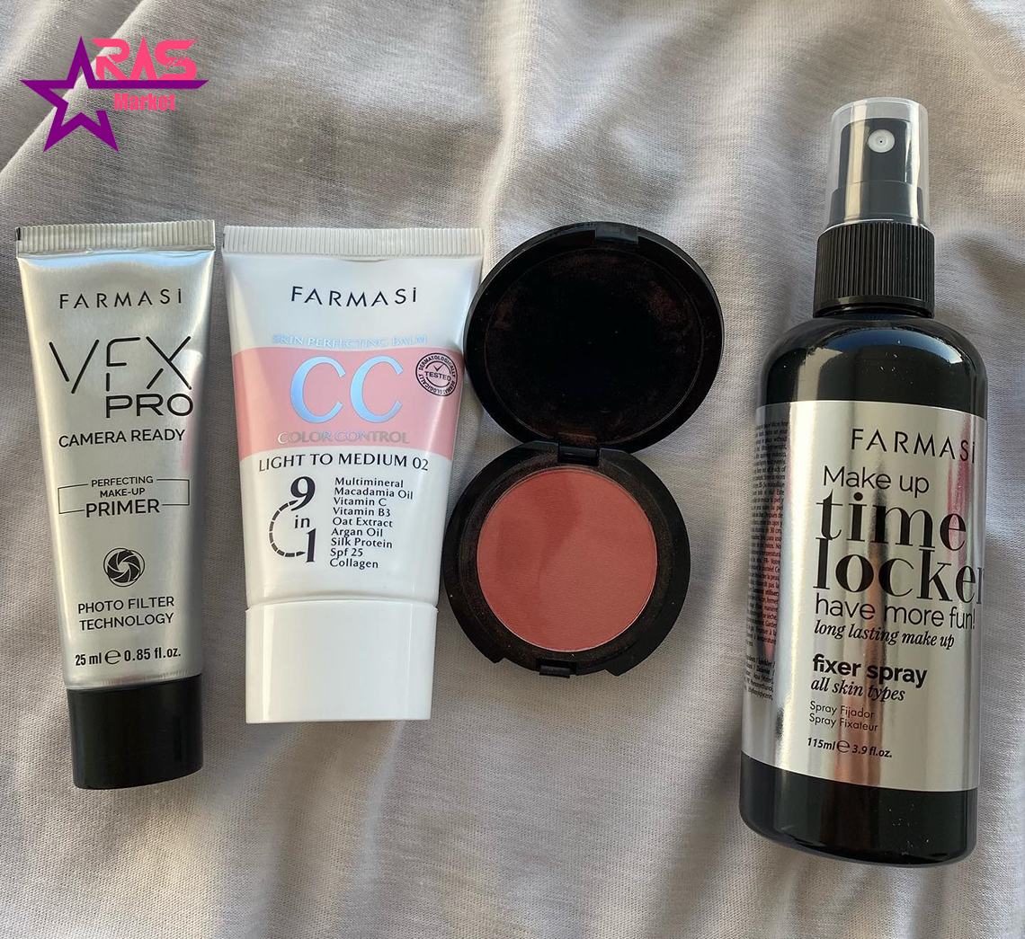 Farmasi VFX Pro camera ready perfecting makeup primer-خرید پرایمر نقره ای فارماسی