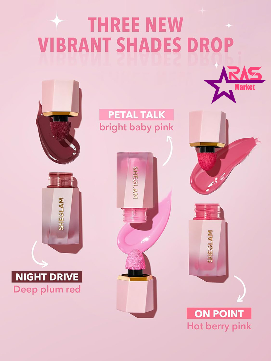 قیمت رژگونه مایع color bloom شیگلم SHEGLAM مدل Petal Talk