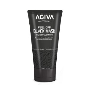 ماسک صورت زغالی آگیوا مدل Black لایه بردار و روشن کننده پوست 150 میلی لیتر