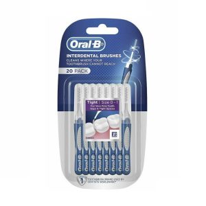مسواک بین دندانی اورال بی مدل Interdental Brushes بسته 20 عددی
