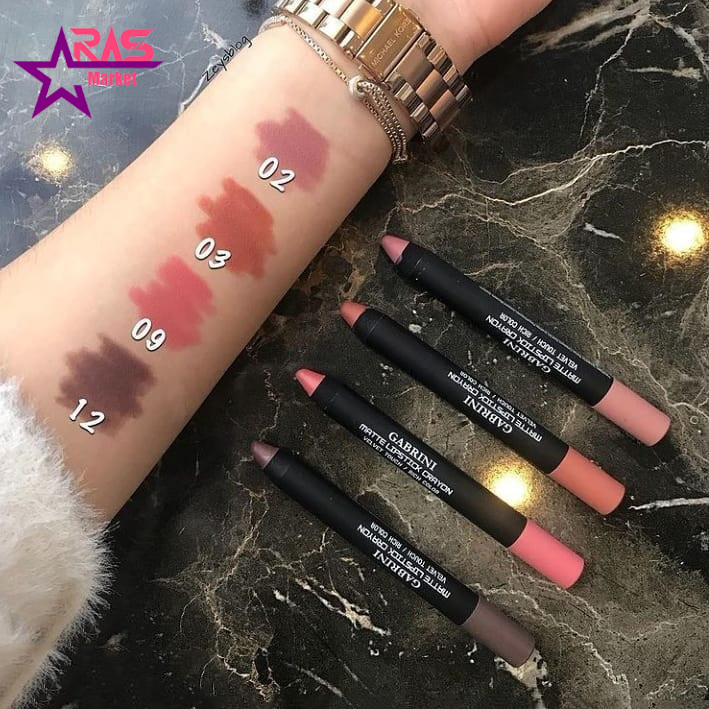 خرید و قیمت رژ لب مدادی گابرینی Gabrini شماره 9