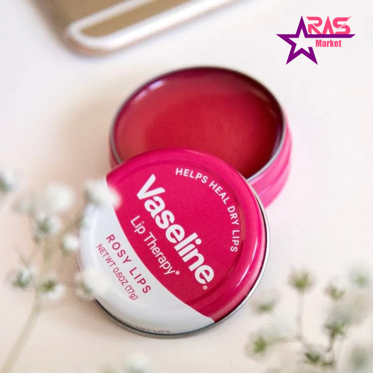 قیمت و خرید بالم لب وازلین مدل ROSY LIPS وزن 20 گرم