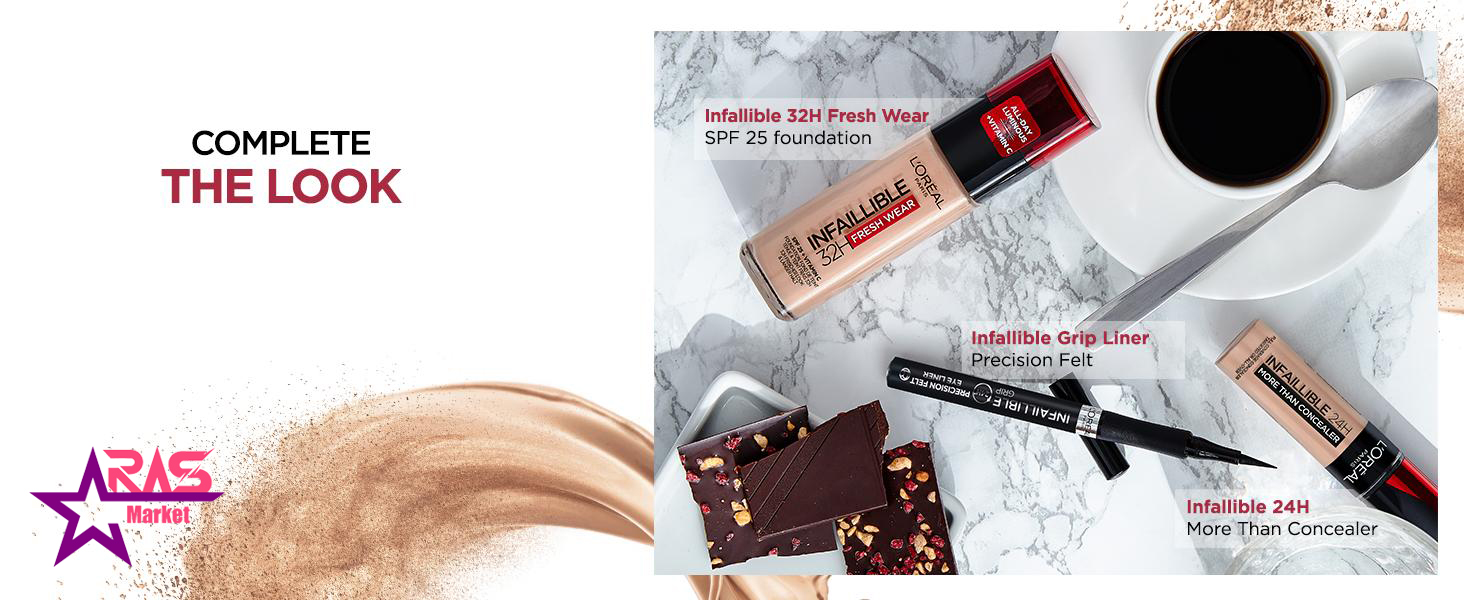 خرید کرم پودر 32 ساعته اینفالیبل لورال شماره 220