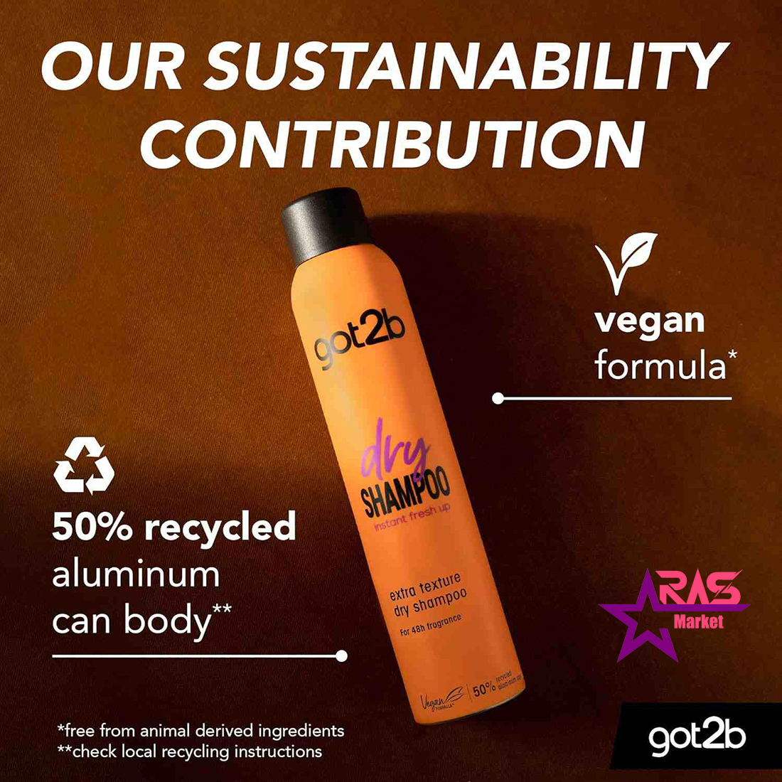 خرید آنلاین شامپو خشک اکسترا تکسچر گات تو بی