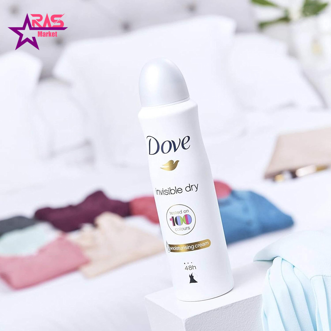 اسپری ضد تعریق مدل Invisible Dry حجم 250 میلی لیتر داو