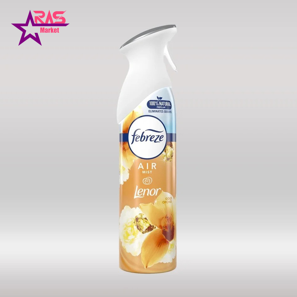 خرید اسپری ایتالیایی خوشبو کننده هوا فبرز Febreze Gold Orchid با رایحه گل ارکیده طلایی