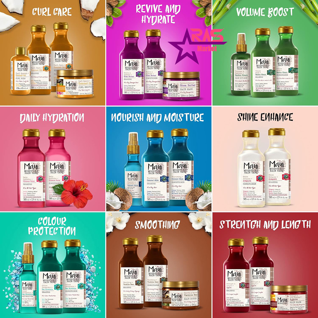 شامپو براق کننده مو مائویی مدل Awapuhi بدون سولفات 385 میل