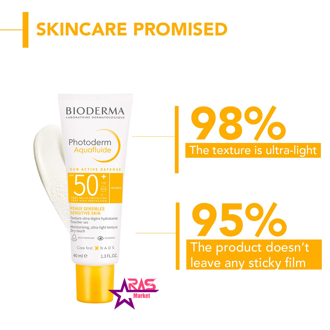 خرید اینترنتی ضد آفتاب بی رنگ آکوافلویید بایودرما