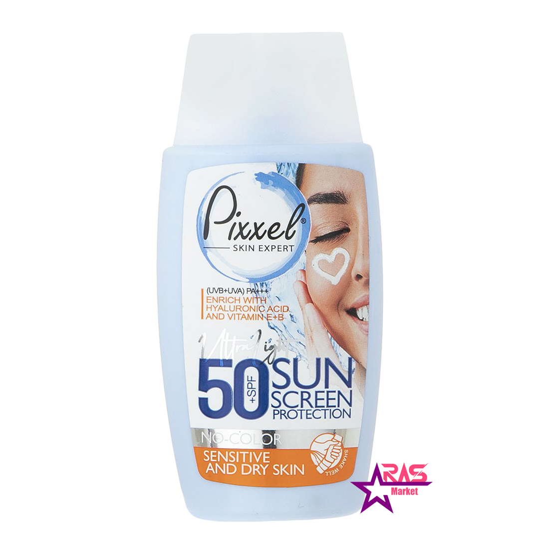 قیمت و خرید کرم ضدآفتاب بی رنگ پیکسل SPF 50 پوست خشک