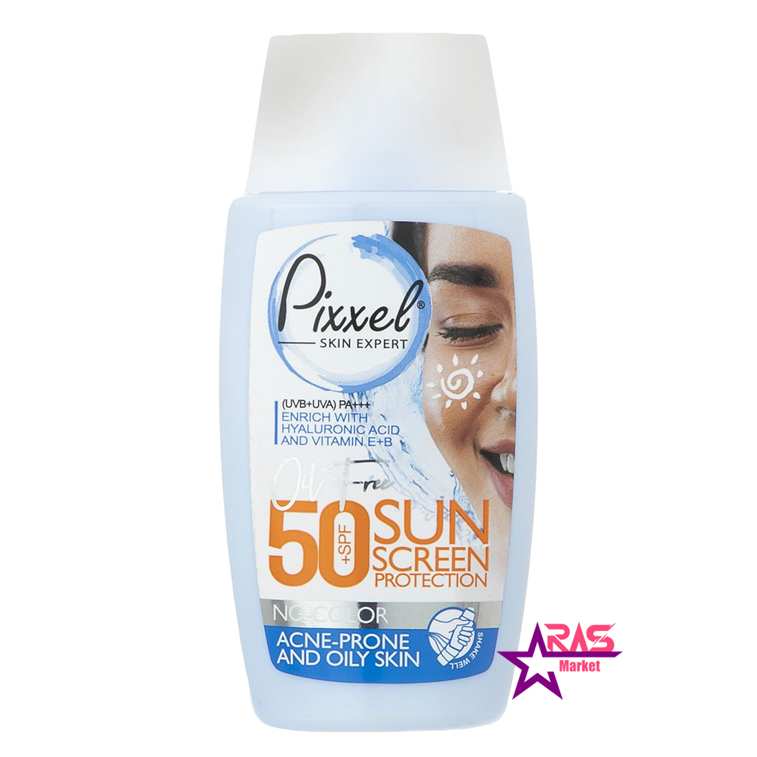 قیمت و خرید کرم ضد آفتاب بی رنگ پیکسل SPF50 مدل Oily