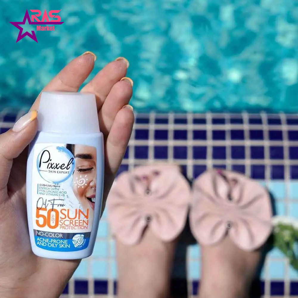 خرید اینترنتی کرم ضد آفتاب بی رنگ پیکسل مدل Oily Acne Prone Skin