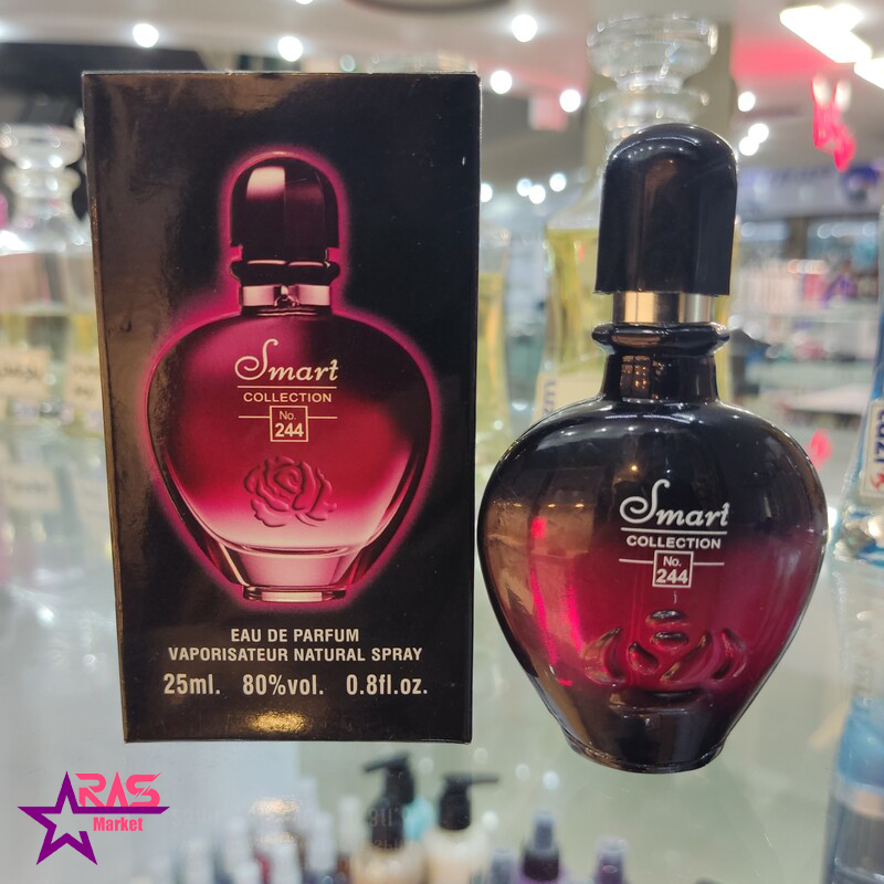 خرید اینترنتی عطر جیبی زنانه اسمارت کالکشن مدل Paco Rabanne Black XS کد 244 حجم 25 میل