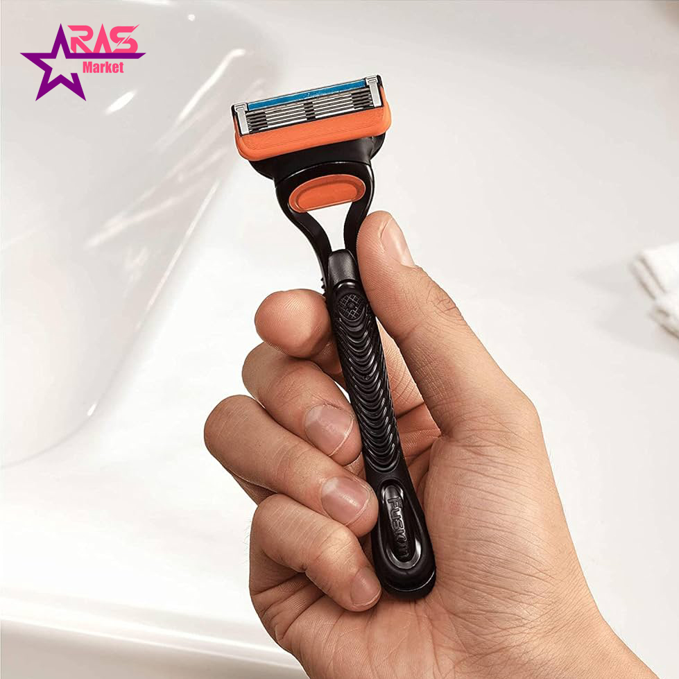 خود تراش ژیلت فیوژن 5 همراه با یک تیغه یدک Gillette Fusion 5-ارس مارکت خود تراش ژیلت فیوژن 5 همراه با یک تیغه یدک Gillette Fusion 5-ارس مارکت