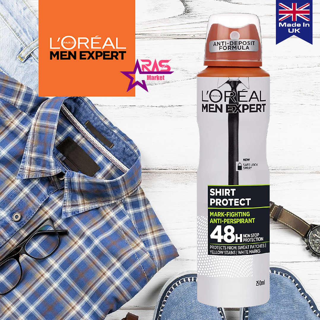 خرید اینترنتی اسپری ضد تعریق مردانه لورال 48 ساعت Shirt Protect