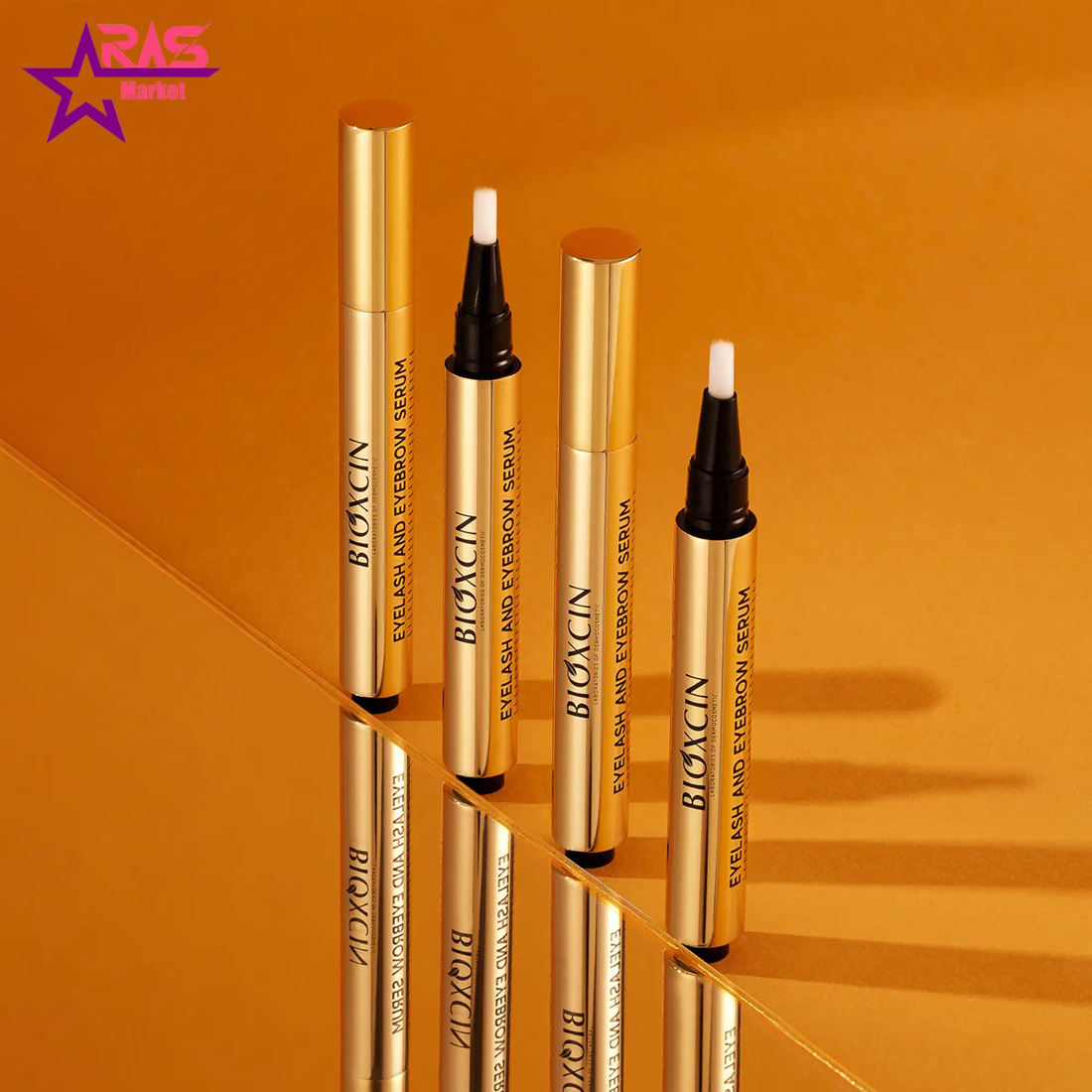 قیمت و خرید سرم تقویت کننده مژه و ابرو بیوکسین حاوی هیالورونیک اسید و کلاژن 3 میل