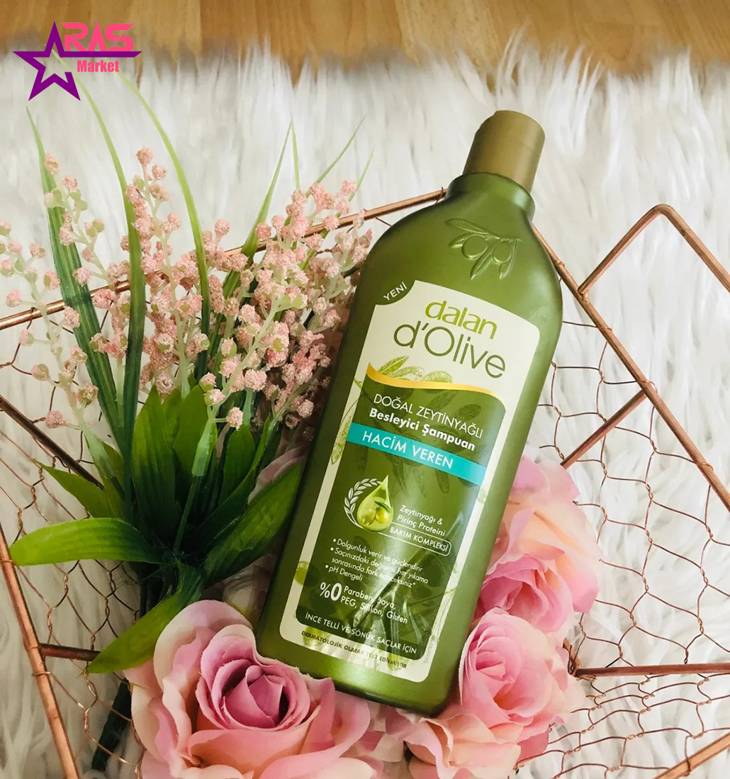 قیمت و خرید شامپو حجم دهنده موی سر دالان عصاره زیتون 400 میلی لیتر