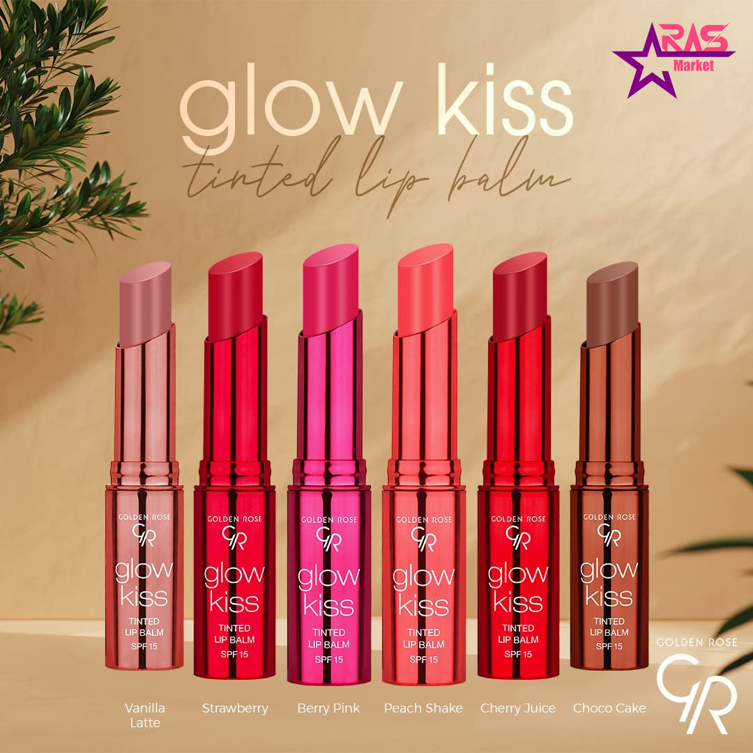 خرید و قیمت بالم لب رنگی دارای spf15 شماره 01 گلدن رز