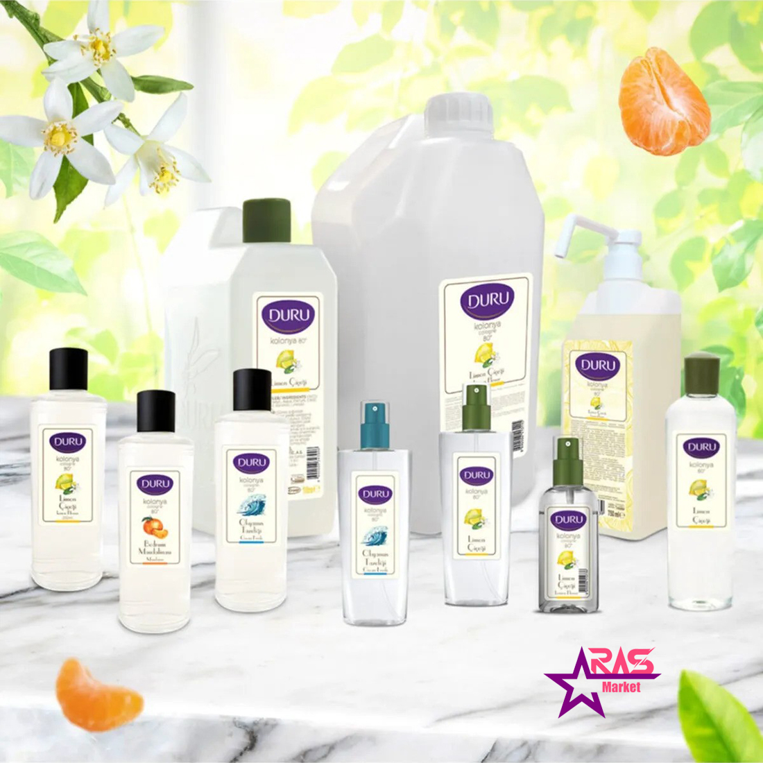 ضد عفونی کننده کولونیا دورو Duru Kolonya با رایحه لیمو 200 میل