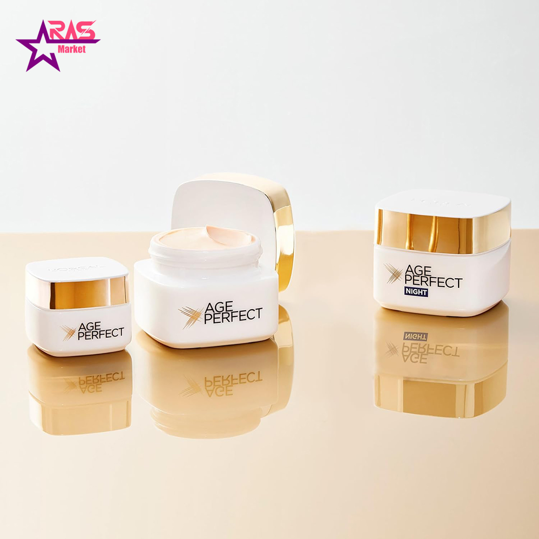 قیمت و خرید کرم شب ضد چروک بالای 50 سال Age Perfect لورال 50ml