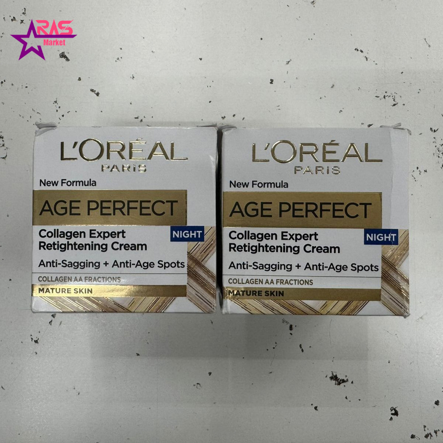 کرم شب ضدچروک لورال AGE PERFECT اصل