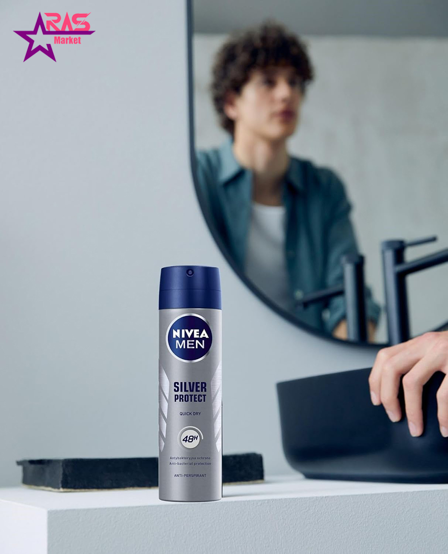 خرید اسپری ضد تعریق مردانه نیوآ مدل Silver Protect