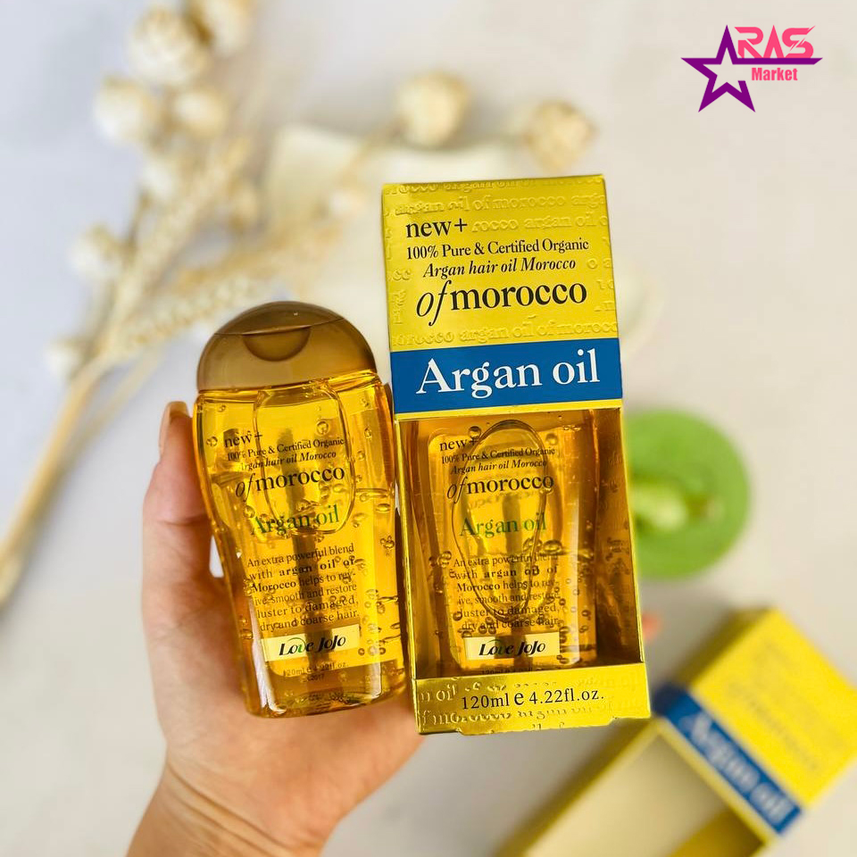 روغن مو آرگان مراکشی اصلی لاو جوجو 120 میل Love JoJo