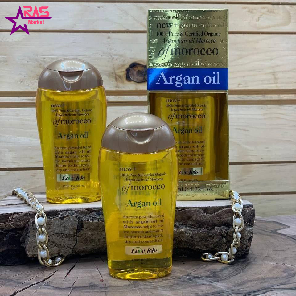 خرید و قیمت روغن مو آرگان مراکشی لاو جوجو 120 میل